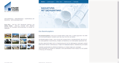 Desktop Screenshot of bauleitungsbuero.de